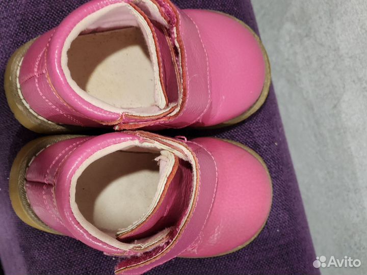 Ботинки демисезонные на девочку 20 размер