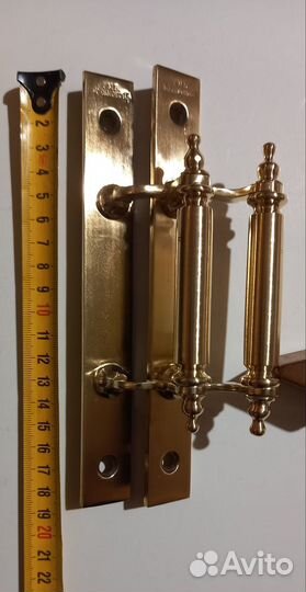 Латунные ручки. 