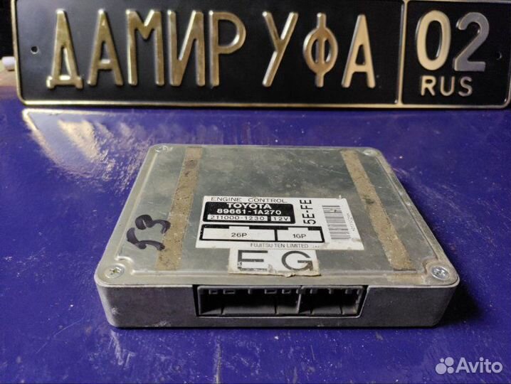 Блок управления двигателем Toyota Corolla EE103