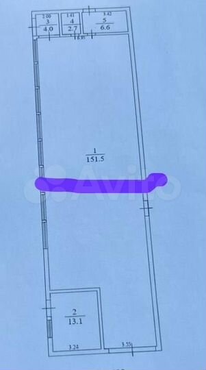 Коммерческая недвижимость на первой линии, 70 м²