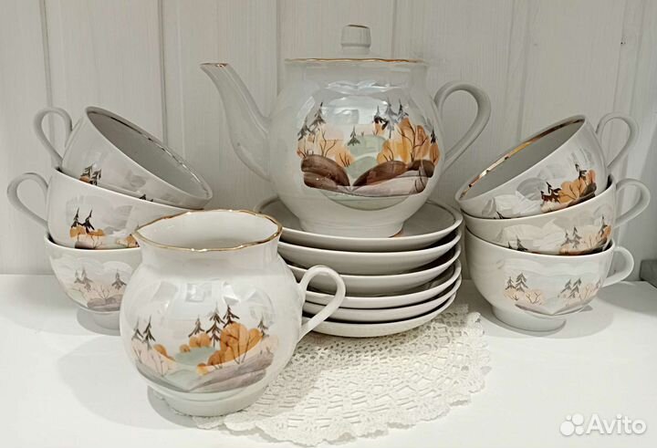 Чайный сервиз. Прокопьевск. СССР