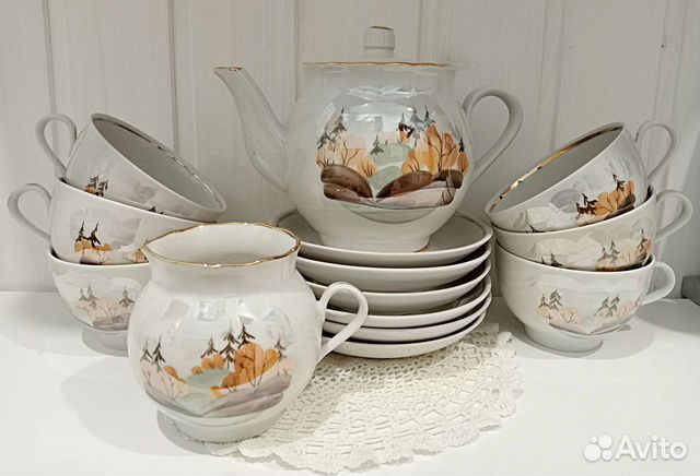 Чайный сервиз. Прокопьевск. СССР