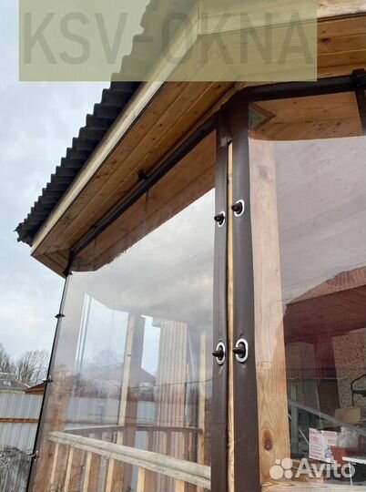 Мягкие окна для беседки