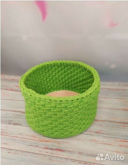 Трикотажные корзинки