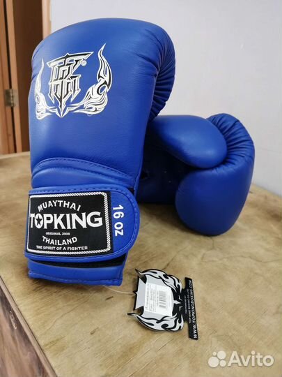 Боксерские перчатки 16 oz кожа