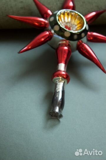 Ёлочные игрушки СССР макушка на ёлку