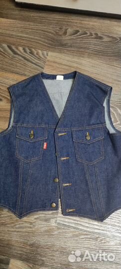 Джинсовый жилет