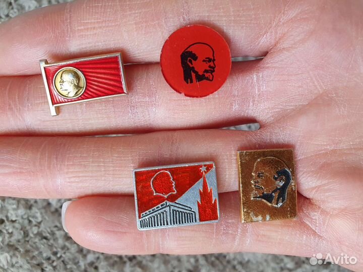 Значки СССР Ленин