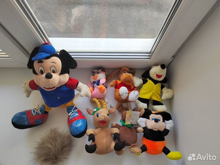 Игрушки мыши, собаки, Микки Маус