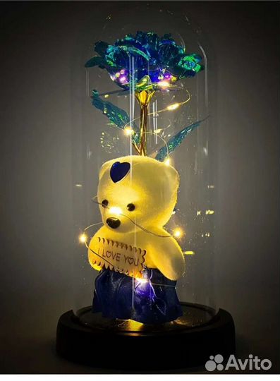 Роза (букет) в колбе