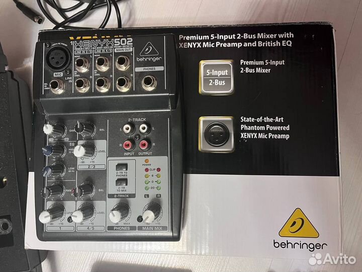 Микшерные пульты behringer