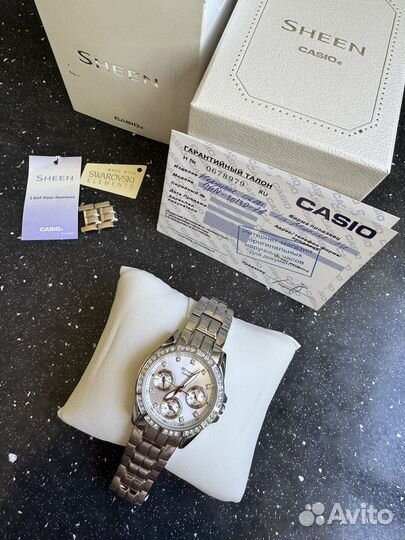 Часы женские casio sheen