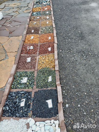 Галька мраморная в ассортименте