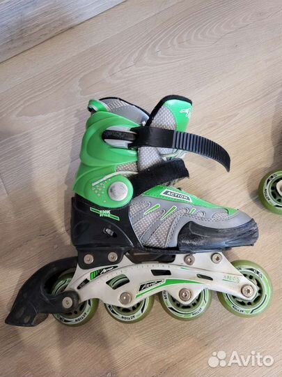 Роликовые коньки детские раздвижные