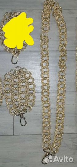 Ожерелье+браслет, бижутерия