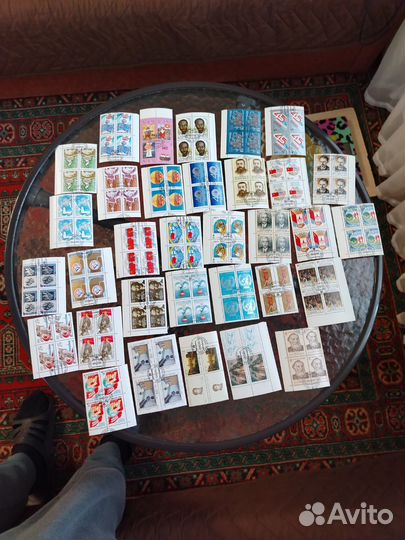 100 квартблоков СССР гашеных