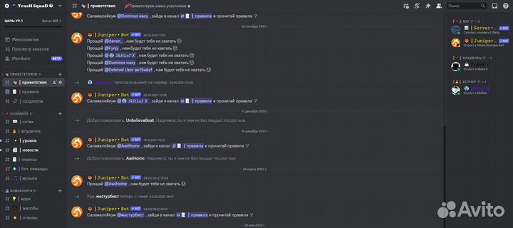 Создание дискорд сервера