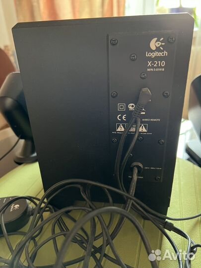 Колонки для компьютера с сабвуфером Logitech X 210