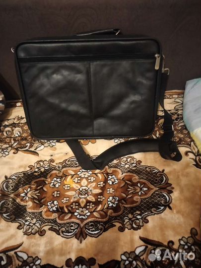 Сумка натуральная кожа для компьютера