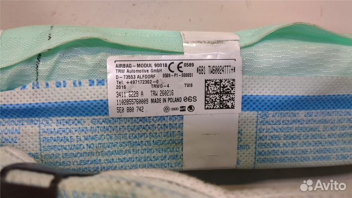 Подушка безопасности боковая Skoda Octavia (A7), 2