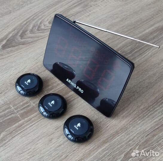 Кнопка вызова официанта, табло вызова - комплект