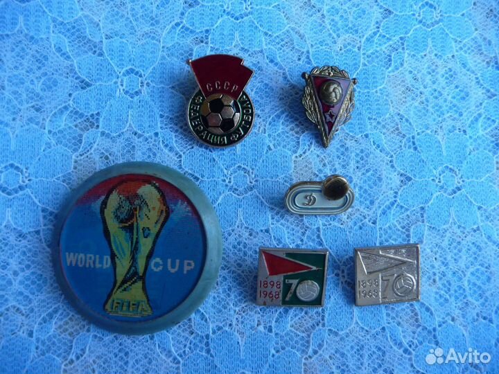 Значки спорт СССР футбол