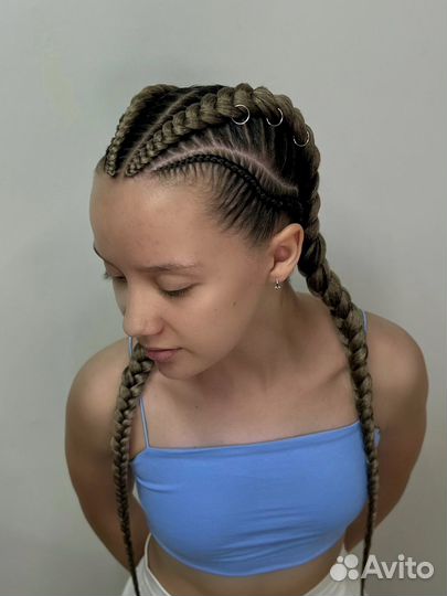 Брейды Афрокосы Боксёрки Косы Канекалон Водопад