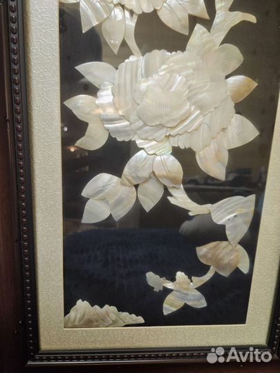 Настенное панно из перламутра бу