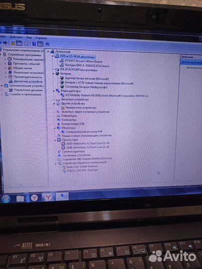Ноутбук asus К50ав