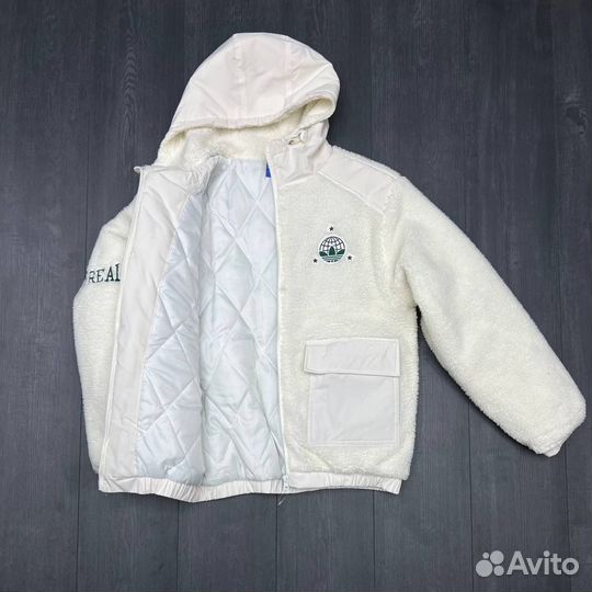 Куртка adidas барашка