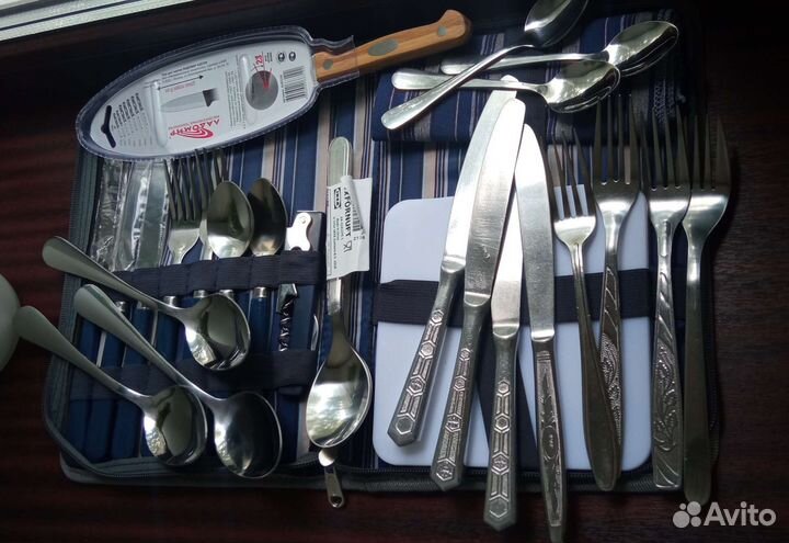 Вилки, ложки, ножи новые IKEA бу СССР набор