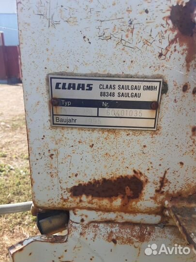 Грабли Claas Валкоукладчик двухроторный с укладкой по центру (Liner), 1995