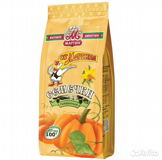 Семечки От Мартина Отборные Тыквенные 100г
