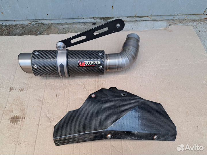 Глушитель прямоточный Honda CB1000R Scorpion