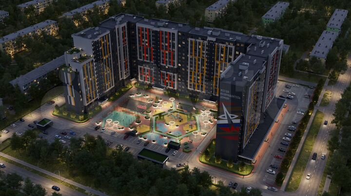 2-к. квартира, 56,7 м², 8/16 эт.