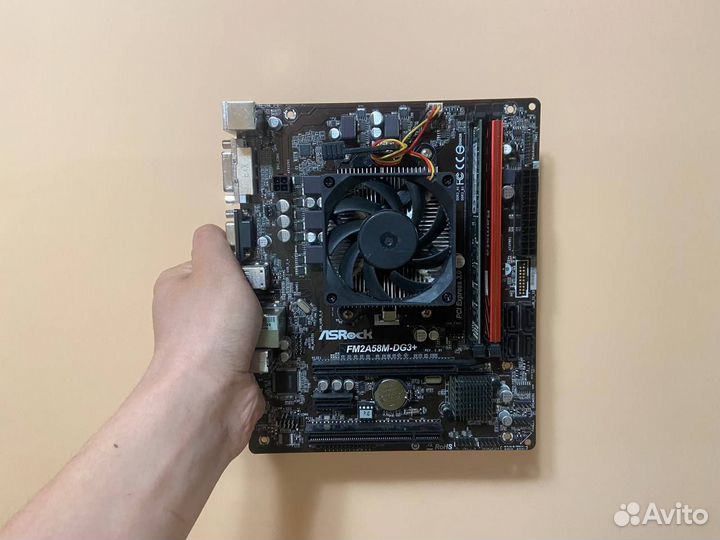 Комплект Athlon X4 840 + ASRock FM2A58M-VG3+ 8gb