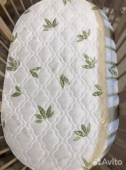 Матрас детский овальный 125*65 Кокос Холкон Латекс