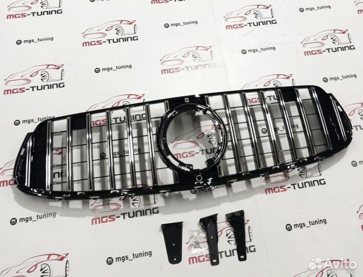 Решетка Mercedes GLC-Coupe C253 GT Chrome 2019+