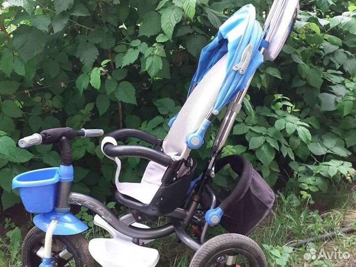 Детский велосипед-коляска