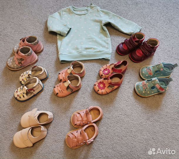 Большой пакет вещей на девочку 68-80