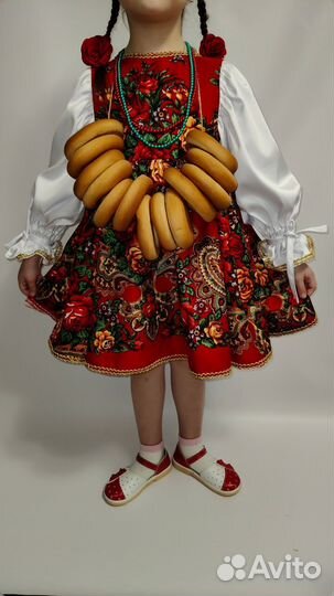 Русско народное платье, хохлома