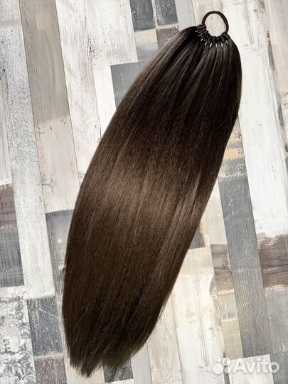 Хвост на резинке / шиньон / накладной хвост