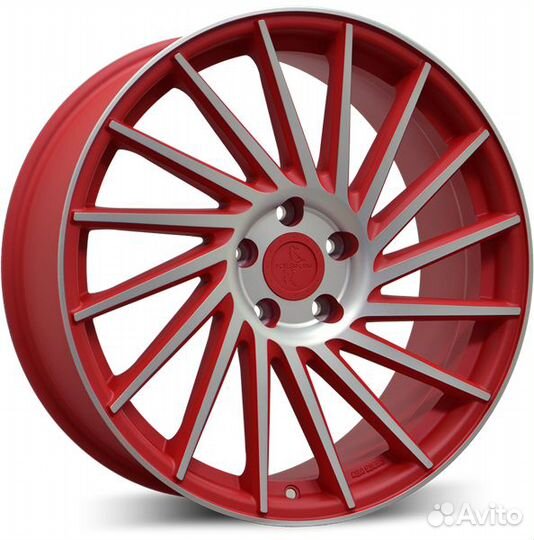 Keskin Tuning KT17 : 8,5x19 5*112 Et:45 Dia:72,6 Matt Red Front Polish