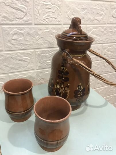 Набор посуды 1969, (кувшин, кружки), Болгария