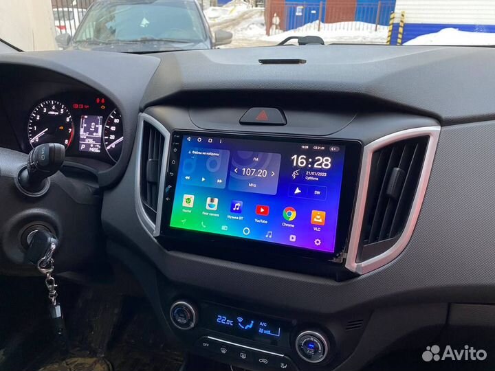 Android магнитола для Hyundai Creta, есть Teyes