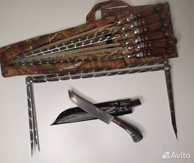 Набор шампуров в чехле