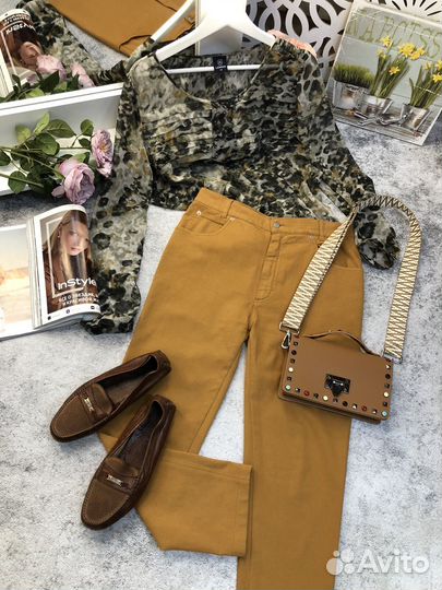 Брюки Marina Rinaldi XL и блуза Германия XL