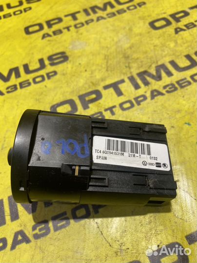 Блок управления светом Volkswagen Polo