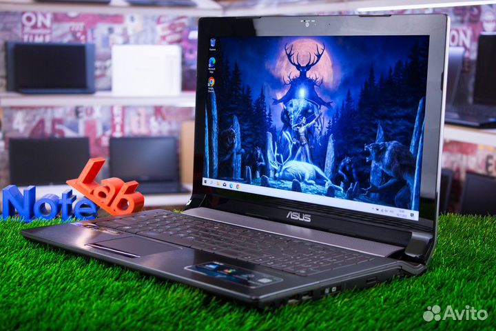 Ноутбук Asus i7/6Gb/SSD 120Gb в металле