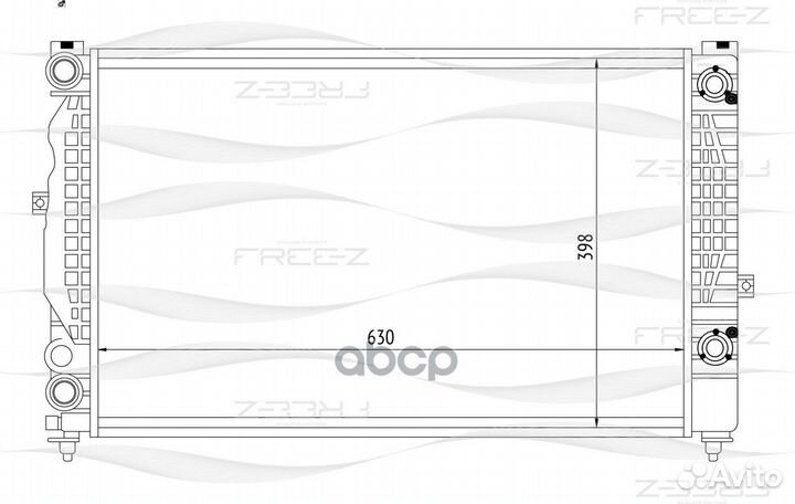 Радиатор KK0101 free-Z